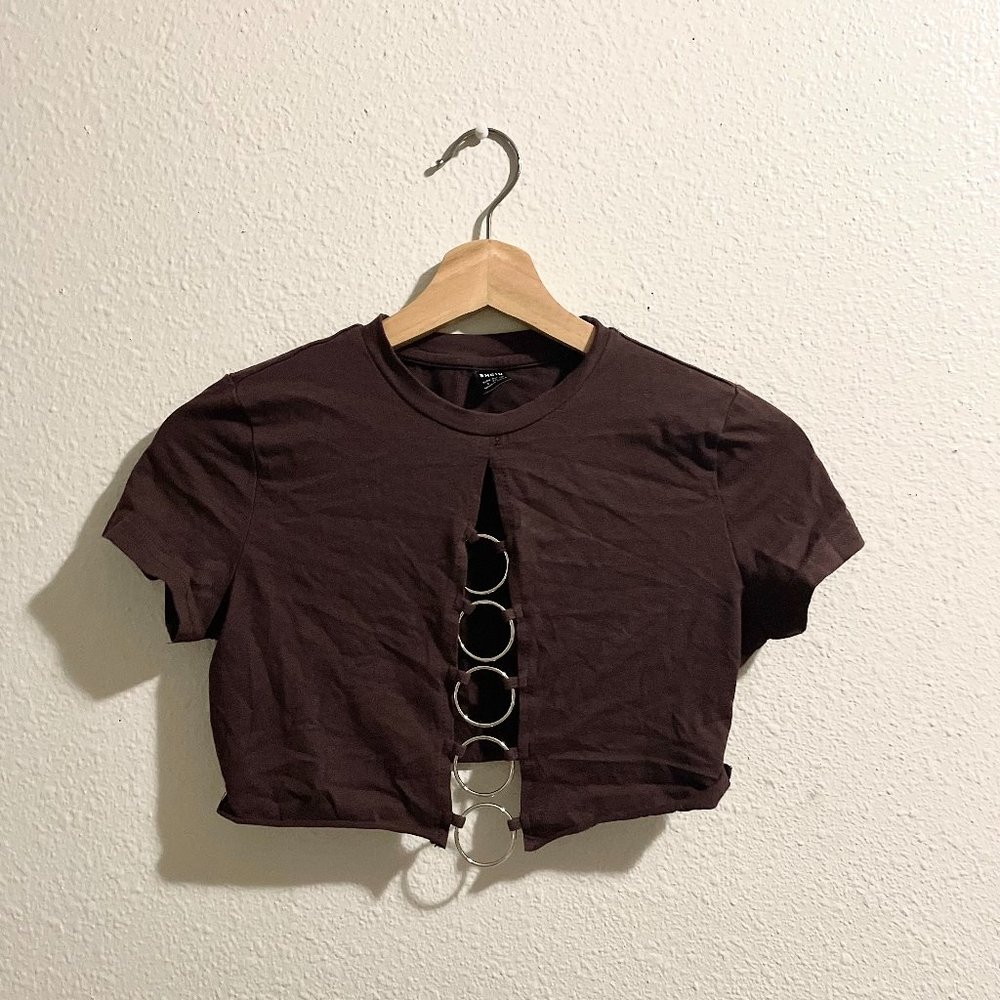 Ringed Crop Top